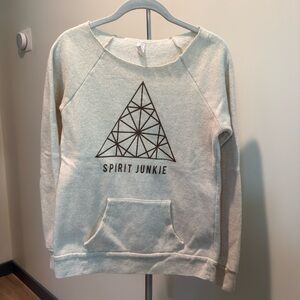 Spirit Junkie by Gabby Bernstein Sweatshirt – Graphic Crewneck – Medium